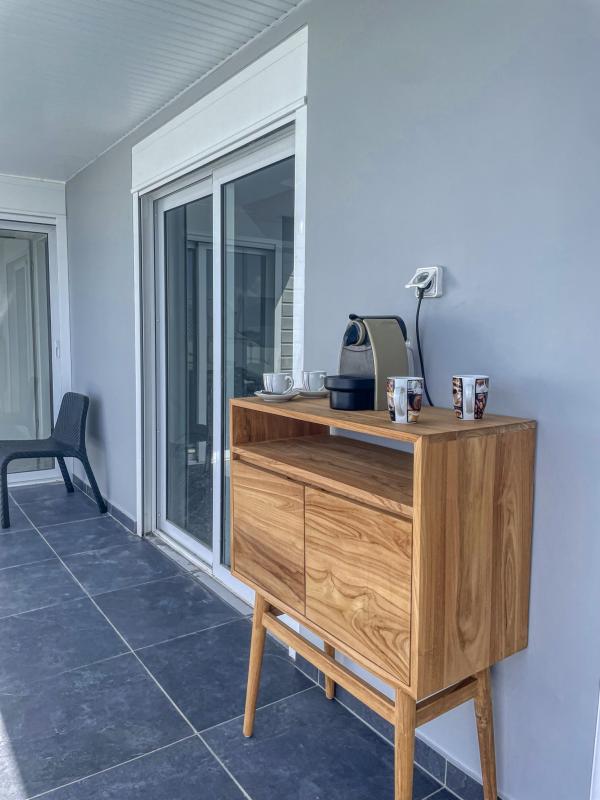 40.Location villa piscine vue mer St François Guadeloupe_Terrasse Etage
